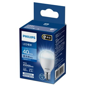 PHILIPS｜フィリップス LED電球 LDA4D-G-E17/E/K/1P [E17 /一般電球形 /40W相当 /昼光色 /1個 /広配光タイプ]