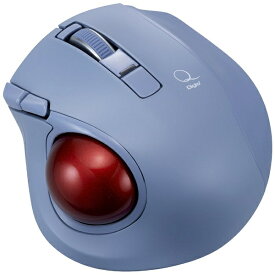ナカバヤシ｜Nakabayashi マウス トラックボール Qシリーズ(Chrome/iPadOS/iOS/Mac/Windows11対応) ブルー MUS-TBLF225BL [レーザー /無線(ワイヤレス) /5ボタン /Bluetooth]