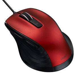 ナカバヤシ｜Nakabayashi マウス F_line(Chrome/Mac/Windows11対応) レッド MUS-UKF227R [BlueLED /有線 /5ボタン /USB]