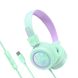 MEE audio｜ミーオーディオ キッズヘッドホン USB Type-C KidJamz ミント HP-KJ55U-MT [オーバーヘッド型 /USB]