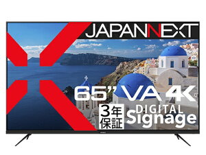 JAPANNEXTbWplNXg PCj^[ VA/3Nۏ JN-V65UHD-U-H2 [65^ /4K(3840×2160j /Ch /60Hz]