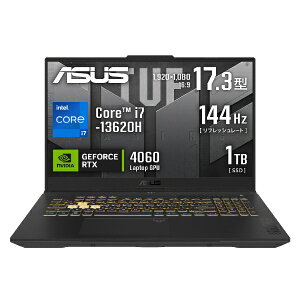 ASUSbGCX[X Q[~Om[gp\R TUF Gaming(RTX 4060) CF[K[O[ FX707VV-I7R406032G [17.3^ /Windows11 Home /intel Core i7 /F32GB /SSDF1TB /2024N7f]