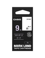 CASIO｜カシオ スタンダードテープ NAME LAND（ネームランド） 白 XR-9WE [黒文字 /9mm幅][XR9WE]