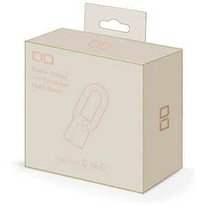 CIO|シーアイオー カラビナ付きケーブルホルダー Type-C to C シェルピンク CIO-CHD-SPK