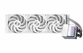 【エントリーで最大全額ポイント還元｜12/11まで】 PCCOOLER｜ピーシークーラー 水冷CPUクーラー 120mmファンx3 [LGA115X/1200/1700/18XX/20XX・AM4/AM5] ホワイト DS360-WH
