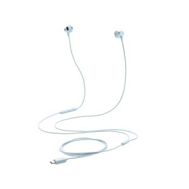 ELECOM｜エレコム イヤホン インナーイヤー型 Type-C ブルー EHP-DF13IMBU [USB]