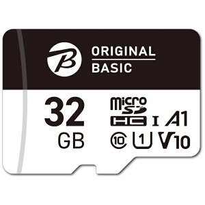ORIGINAL BASIC�b�I���W�i���x�[�V�b�N microSDHC�J�[�h ORIGINALBASIC [UHS-I/U1/V10/A1] OBB-MSD1-032-BK [Class10 /32GB]