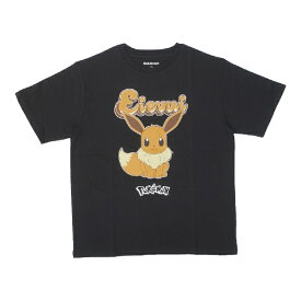 ファインプラス｜FINE PLUS ポケットモンスター ポケモン ブラック Tシャツ Lサイズ D柄 イーブイ 22863174
