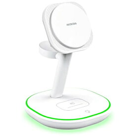 MICRODIA｜マイクロディア SNAPStation PLUS 23W 4-in-1 ワイヤレス充電ステーション ホワイト 52026