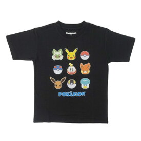 ファインプラス｜FINE PLUS ポケットモンスター ポケモン KIDS パルデアフェイス Tシャツ 吸汗速乾 防蚊 120cm ブラック 22863164
