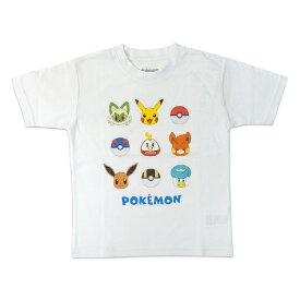 ファインプラス｜FINE PLUS ポケットモンスター ポケモン KIDS パルデアフェイス Tシャツ 吸汗速乾 防蚊 110cm ホワイト 22863164