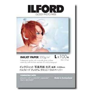 ILFORDbCtH[h v~AObV[tHgy[p[ 200g/m2 iLTCYE100j@PREMIUM GLOSSY PHOTO PAPER@422510[422510]