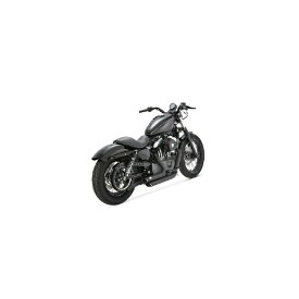 バンスアンドハインズ｜VANCE&HINES ShortShots Staggered ショートショットスタッガード ブラック マフラー SPORTSTER 04-13 1800-0752
