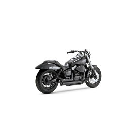 バンスアンドハインズ｜VANCE&HINES ShortShots Staggered ショートショットスタッガード ブラック マフラー SHADOW AERO 750 04-09 1810-2023