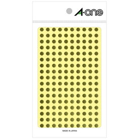 A-one｜エーワン カラーラベル 金 07071 [6シート /180面 /光沢]