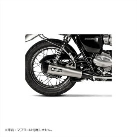 アクラポビッチ｜AKRAPOVIC T120専用ヒートシールド S-T12SO4-HCQT　Bonneville T120に装着時 P-HST12SO3