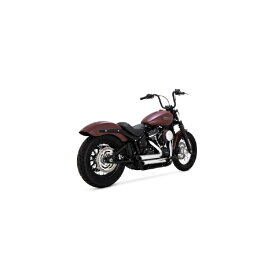 バンスアンドハインズ｜VANCE&HINES ShortShots Staggered PCX ショートショットスタッガード クローム マフラー ソフテイル 18-22 1800-2596