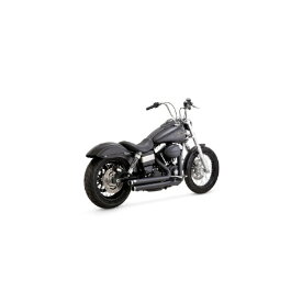 バンスアンドハインズ｜VANCE&HINES BigShots Staggered ビッグショットスタッガード ブラック マフラー DYNA 06-09 47958