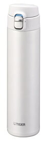 【まとめ買いで最大10％OFFクーポン(11/16まで）】 タイガー｜TIGER 真空断熱ボトル「600ml」 パールホワイト MMJ-S060WJ【rb_makerB】