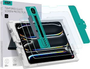 イーエスアール|ESR 11インチiPad Pro(M5/M4)用 ガラススクリーン保護フィルム(2枚入) ESR Tempered-Glass Screen Protector iPad Pro 11 M4