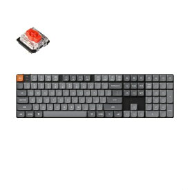 Keychron｜キークロン キーボード K5 Max RGBライト(赤軸・英語配列) K5M-H1-US [有線・ワイヤレス /Bluetooth・USB]