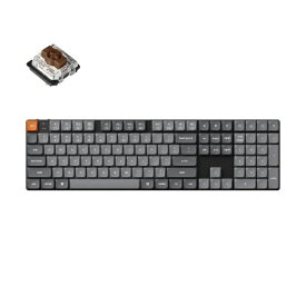 Keychron｜キークロン キーボード K5 Max RGBライト(茶軸・英語配列) K5M-H3-US [有線・ワイヤレス /Bluetooth・USB]