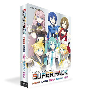 Crypton Future Media�b�N���v�g���E�t���[�`���[�E���f�B�A PIAPRO CHARACTERS SUPER PACK / PACKAGE PPCSPP [Win�EMac�p]