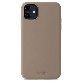 HOLDIT｜ホールディット iPhone 11 / XR ソフトタッチシリコーンケース Seethru モカブラウン 15595