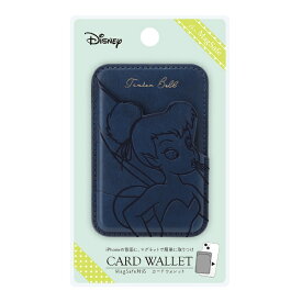 PGA｜ピージーエー MagSafe対応 カードウォレット Premium Style ティンカー・ベル PG-DMGCW05TNK