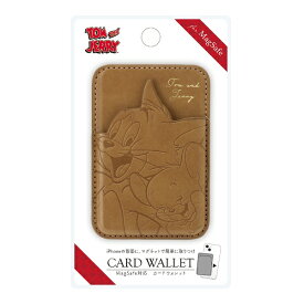 PGA｜ピージーエー MagSafe対応 カードウォレット　トムとジェリー Premium Style トムとジェリー PG-WMGCW01TAJ