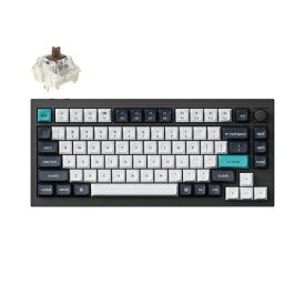 Keychron｜キークロン キーボード Q1 Max(茶軸・英語配列) カーボンブラック Q1M-M3-US [有線・ワイヤレス /Bluetooth・USB-A＋USB-C]