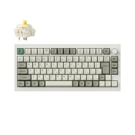 Keychron｜キークロン キーボード Q1 Max(バナナ軸) シェルホワイト Q1M-P4-JIS [有線・ワイヤレス /Bluetooth・USB-A＋USB-C]