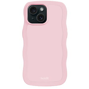HOLDIT�b�z�[���f�B�b�g iPhone 15 Plus / 14 Plus �ϏՌ��P�[�X Wavy �s���N