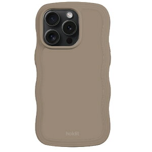 HOLDIT�b�z�[���f�B�b�g iPhone 15 Pro �ϏՌ��P�[�X Wavy ���J�u���E��