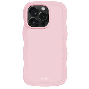 HOLDIT�b�z�[���f�B�b�g iPhone 15 Pro Max �ϏՌ��P�[�X Wavy �s���N