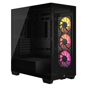 CORSAIRbRZA PCP[X [ATX /Micro ATX /Extended ATX /Mini-ITX] 3500X ARGB Tempered Glass ubN CC-9011278-WW