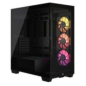 CORSAIRbRZA PCP[X [ATX /Micro ATX /Extended ATX /Mini-ITX] iCUE LINK 3500X RGB Tempered Glass ubN CC-9011280-WW
