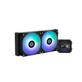 ZALMAN｜ザルマン 水冷CPUクーラー 120mmファンx2 [LGA1700/1200/1156/1155/1151/1150・AM5/AM4] ALPHA2 A24 Black ブラック