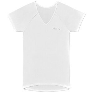 MTG�b�G���e�B�[�W�[ �p���T�|�[�g�M�A Style BX Innerwear�iV Neck Short Sleeve�jL�@�X�^�C�� �r�[�G�b�N�X �C���i�[�E�F�A�iV�l�b�N�����j �X�^�C�� Style �z���C�g YS-BR-02C-L [�����Y /L�T�C�Y]