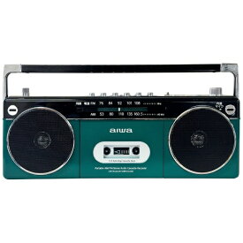 とうしょう｜TOHSHOH ステレオ型ラジカセ aiwa アイワ グリーン GAA4-RCP0002-GN [ワイドFM対応 /Bluetooth対応]