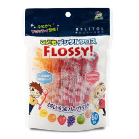 UFC SUPLLY｜UFCサプライ こどもデンタルフロス FLOSSY袋入 60本入