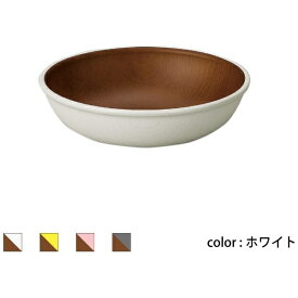 正和｜SHOWA Showa 食器 isso ecco 木目ラウンドプレートS CC ホワイト