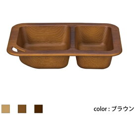 正和｜SHOWA Showa 食器 NH home 木目アウトドアプレート CC ブラウン