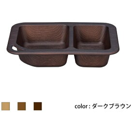 正和｜SHOWA Showa 食器 NH home 木目アウトドアプレート CC ダークブラウン
