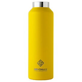 REVOMAX｜レボマックス 炭酸対応真空断熱ボトル REVOMAX WITHOUT CAP 20oz［592ml/ワンタッチ］【水筒本体のみ・キャップ別売】 REVOMAX アシッドイエロー DWF-20138B-JP-CL [炭酸対応]