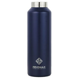 REVOMAX｜レボマックス 炭酸対応真空断熱ボトル REVOMAX WITHOUT CAP 20oz [592ml/ワンタッチ]【水筒本体のみ・キャップ別売】 ネイビー DWF-20750B-JP-CL [炭酸対応]