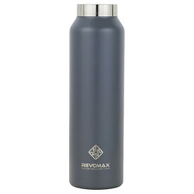 REVOMAX｜レボマックス 炭酸対応真空断熱ボトル REVOMAX WITHOUT CAP 16oz［473ml/ワンタッチ］【水筒本体のみ・キャップ別売】 REVOMAX ダークグレー DWF-16751S-JP-CL [炭酸対応]