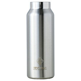 REVOMAX｜レボマックス 炭酸対応真空断熱ボトル REVOMAX WITHOUT CAP 12ozスリム [355ml/ワンタッチ]【水筒本体のみ・キャップ別売】 ギャラクシーシルバー DWF-12101S-JP-CL [炭酸対応]