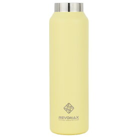 REVOMAX｜レボマックス 炭酸対応真空断熱ボトル REVOMAX WITHOUT CAP 16oz［473ml/ワンタッチ］【水筒本体のみ・キャップ別売】 REVOMAX バターイエロー DWF-16756S-JP-CL [炭酸対応]