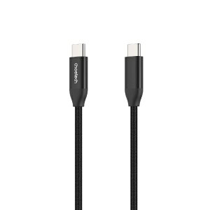 CHOETECH�b�`���G�e�b�N USB-C �� USB-C�P�[�u�� [�[�d /�]�� /2m /USB Power Delivery /240W /USB2.0] �u���b�N XCC-1036
